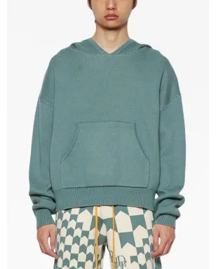 RHUDE スクリプト ロゴプリント ニットフーディ - サムネイル3