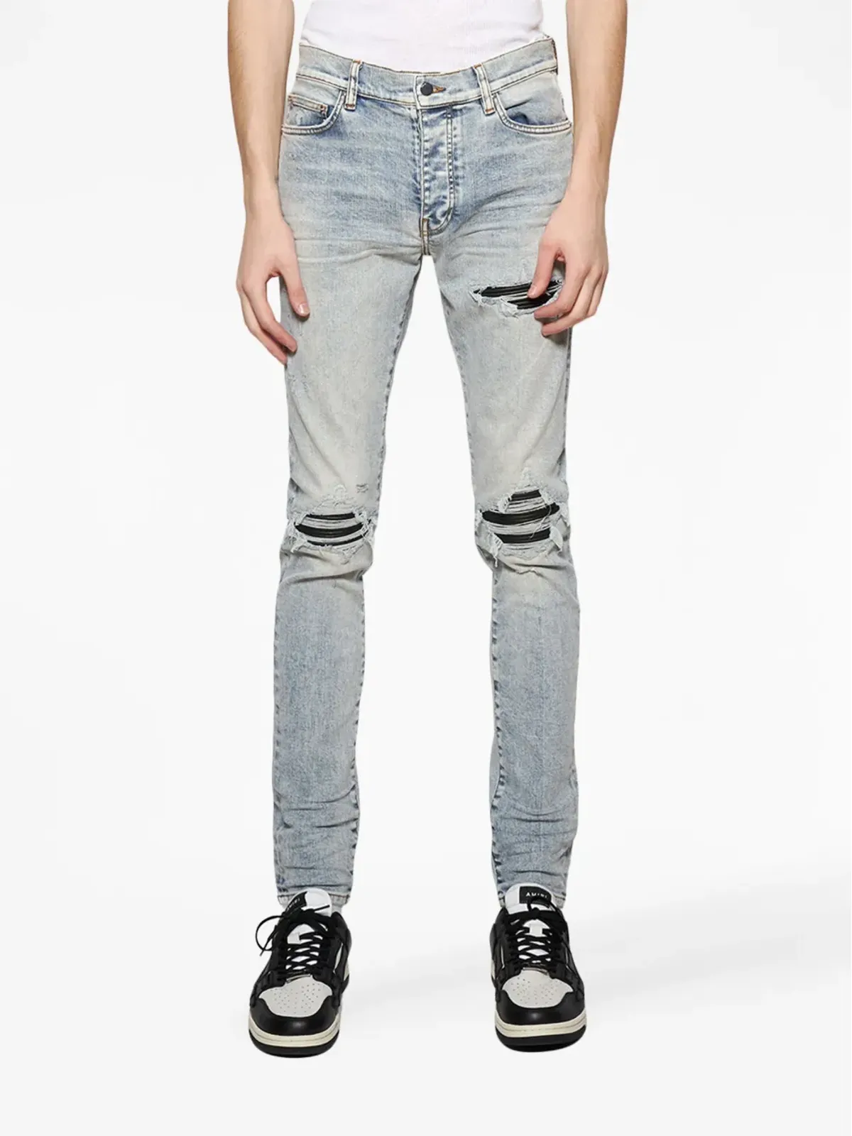 AMIRI MX1 リップドスキニージーンズ - ブルー - 画像3