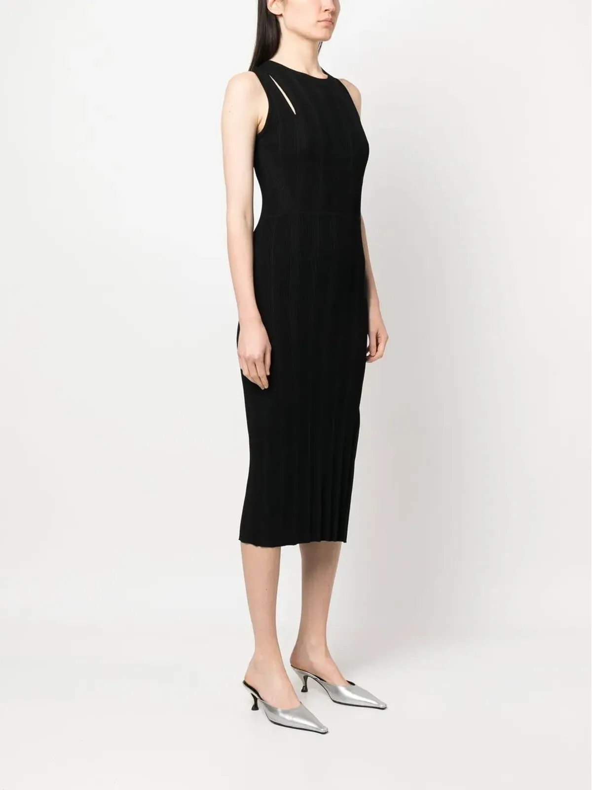 DVF Diane von Furstenberg ノースリーブ ミディドレス - 画像3