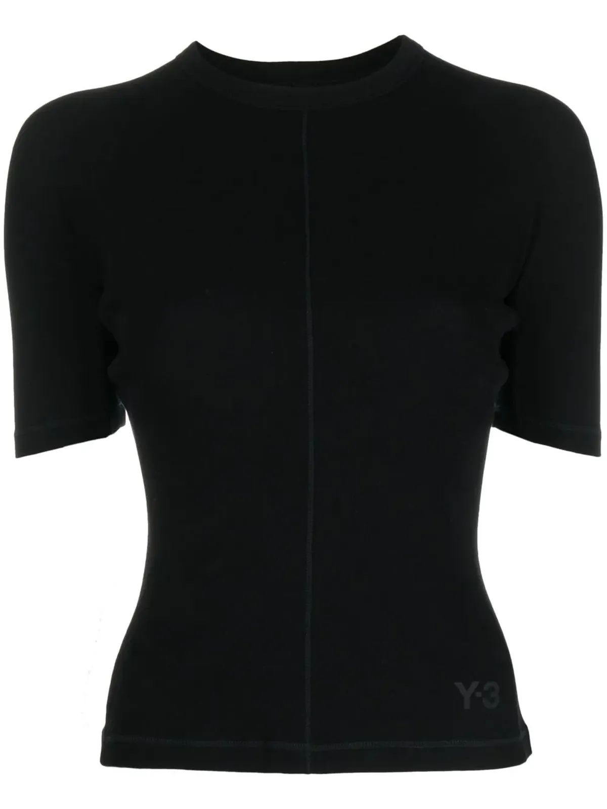 Y-3 ロゴプリント半袖Tシャツ - 画像1