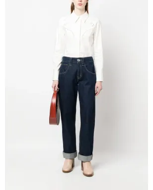 Chloé ブロderie-anglaise シルクシャツ - Neutrals - サムネイル2