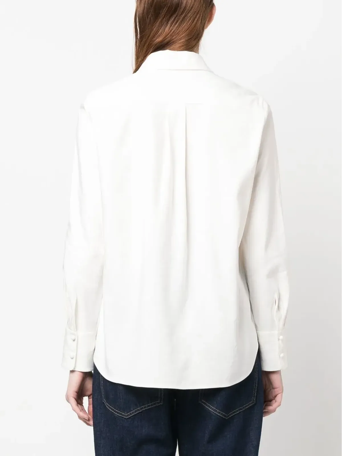 Chloé ブロderie-anglaise シルクシャツ - Neutrals - 画像4
