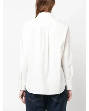 Chloé ブロderie-anglaise シルクシャツ - Neutrals - サムネイル4