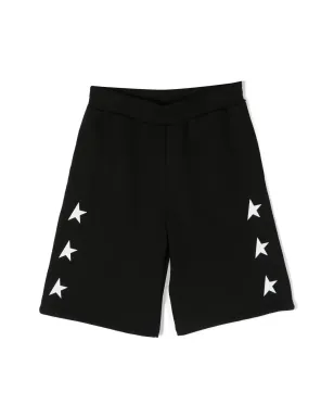 Golden Goose Kids ロゴプリント・ワイドレッグショーツ - サムネイル1