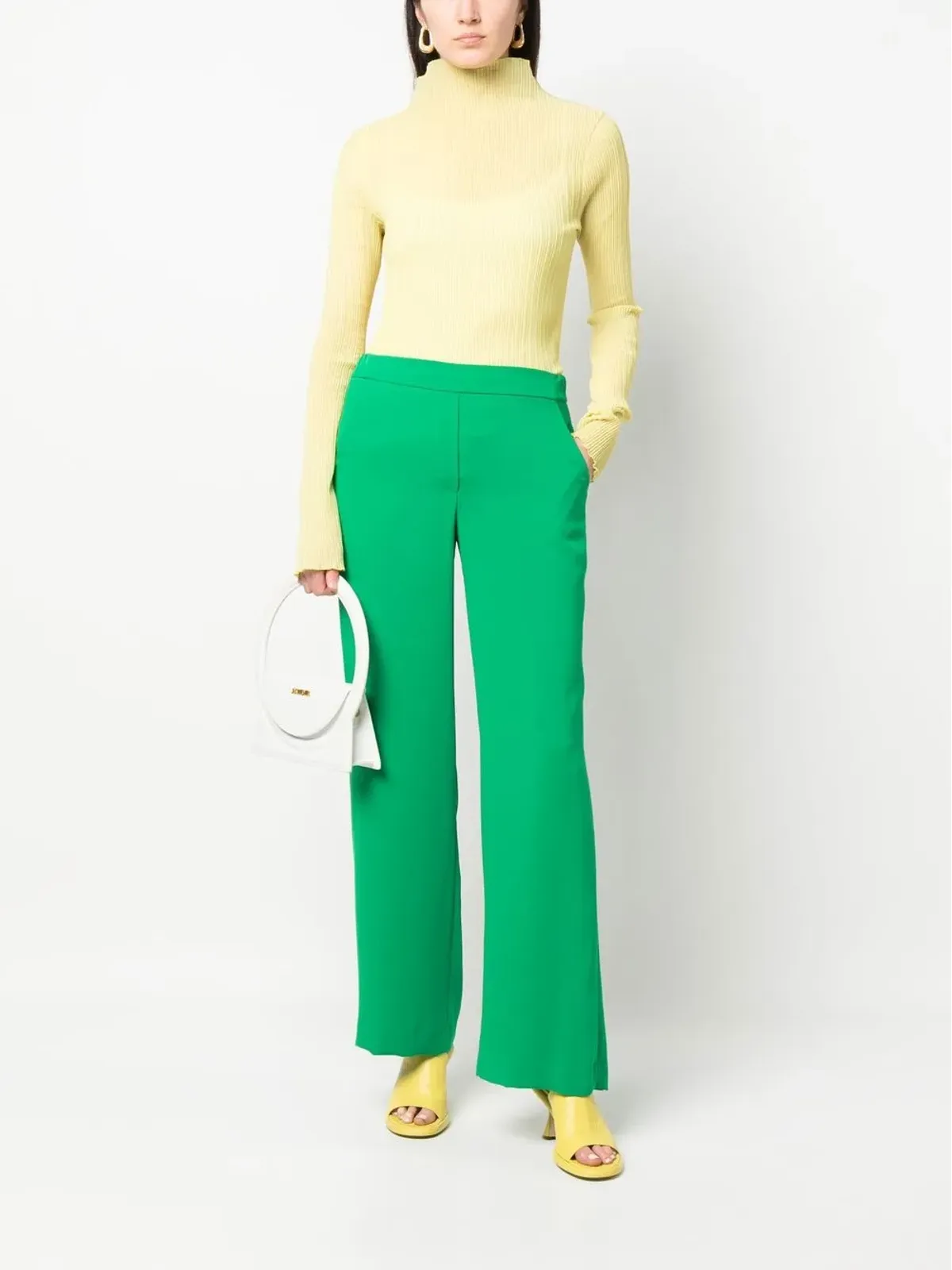 P.A.R.O.S.H. エラスティックストレートパンツ - 画像2