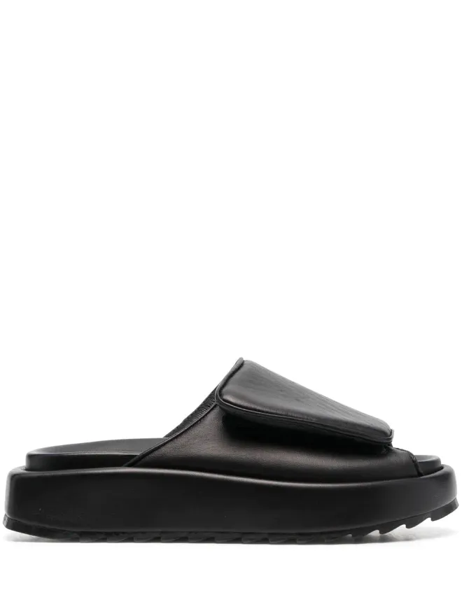 GIABORGHINI GIABORGHINI Gia touch-strap fastening slidesの商品画像