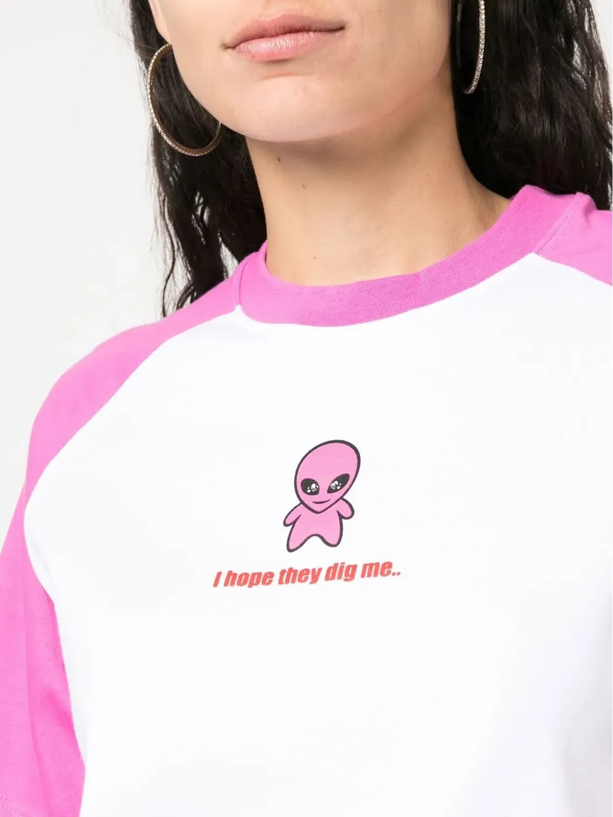 GCDS ラグランスリーブ Tシャツ - 画像5