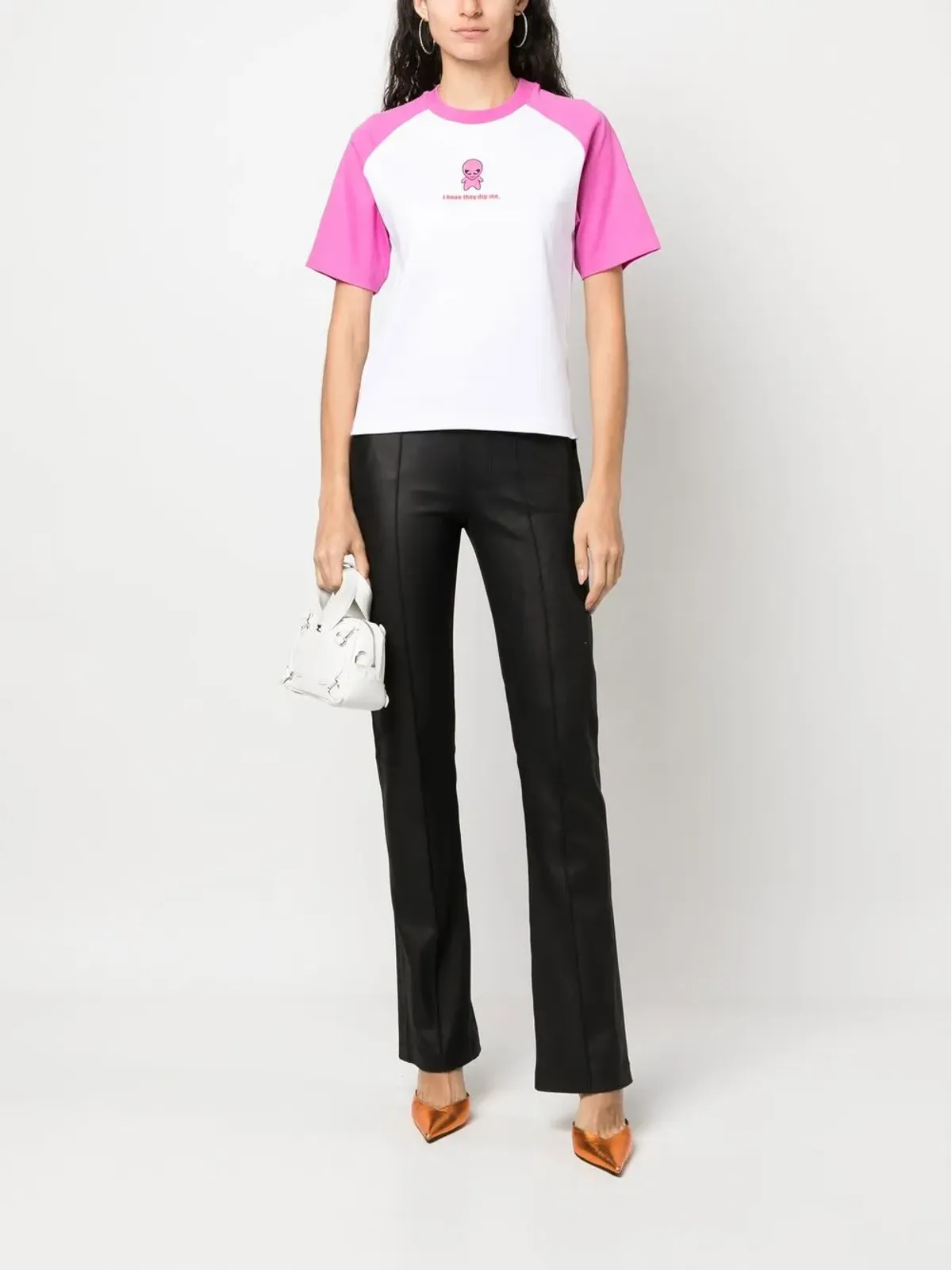 GCDS ラグランスリーブ Tシャツ - 画像2