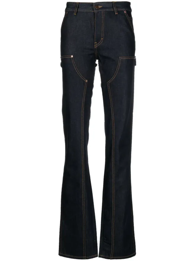Filippa K Filippa K ブーツカット カーペンターデニムジーンズ ブルーの商品画像
