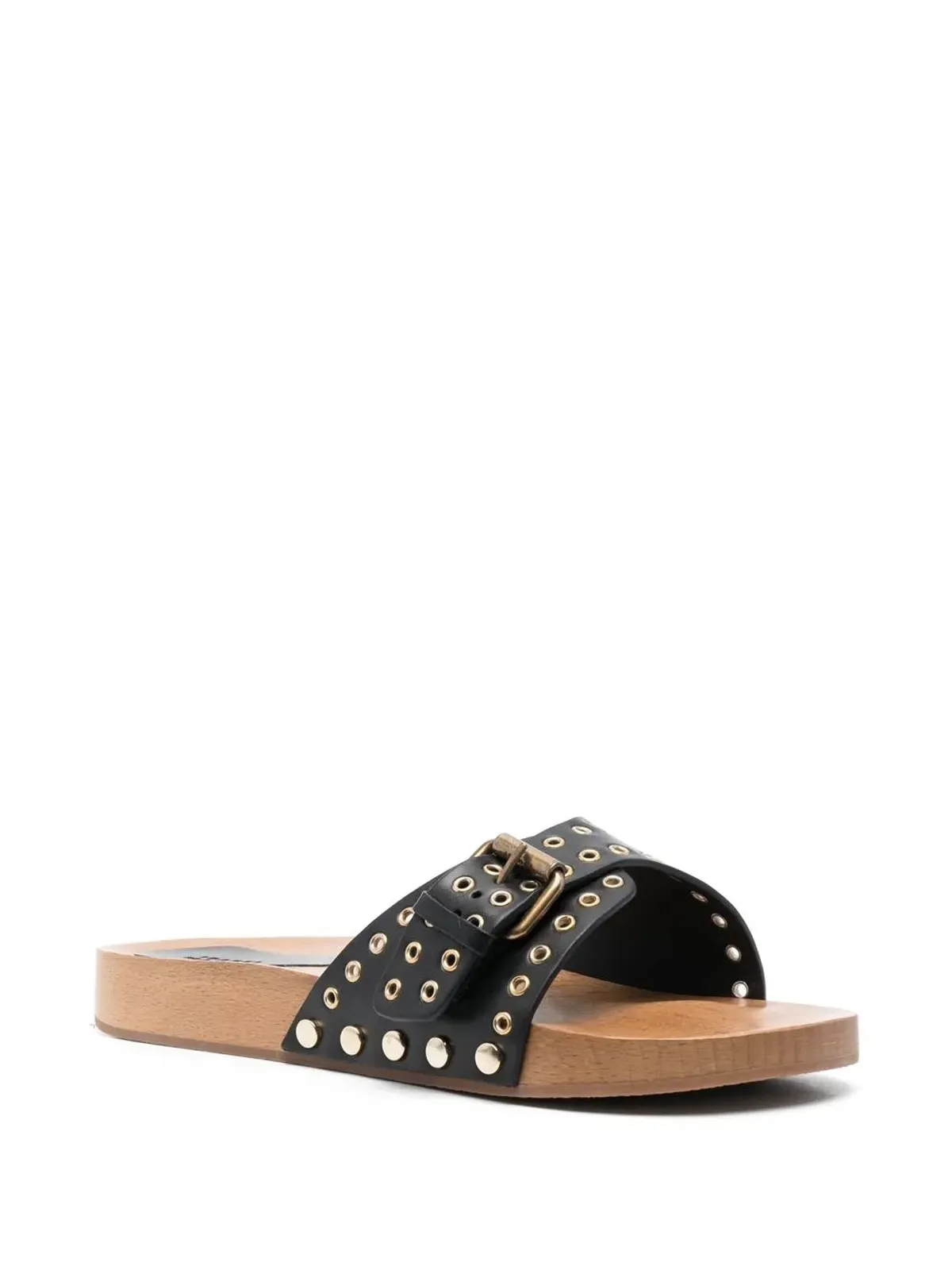 ISABEL MARANT ジャソ バックルド クロッグ - 画像2