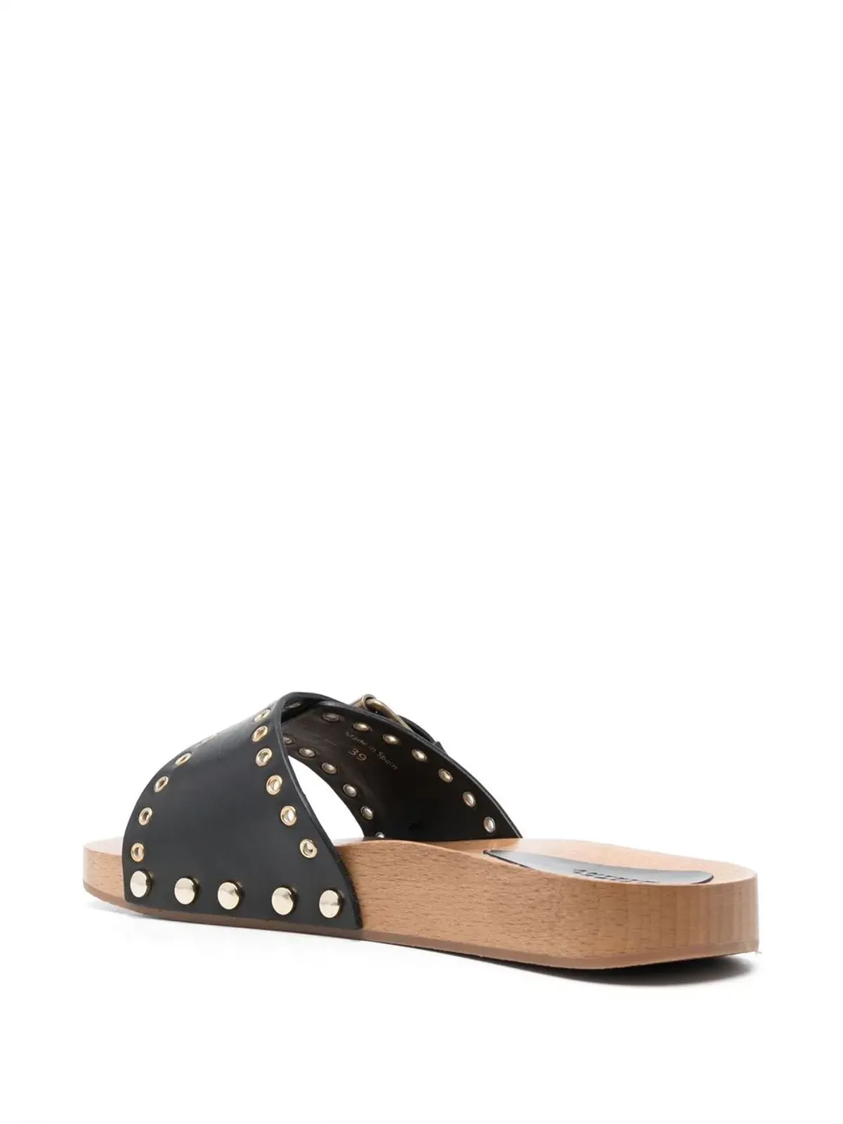 ISABEL MARANT ジャソ バックルド クロッグ - 画像3
