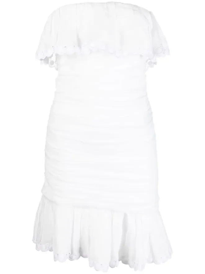 Isabel Marant ISABEL MARANT オフショルダーミニドレス Oxani - Whiteの商品画像