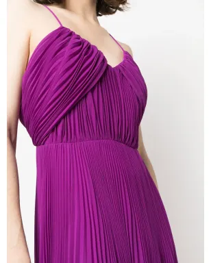 Max Mara プリーツベルト付きミディドレス - サムネイル5