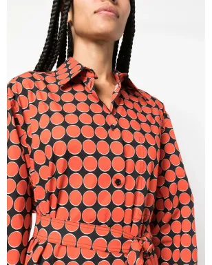 Sportmax モノグラムプリントシャツドレス - サムネイル5