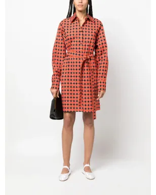 Sportmax モノグラムプリントシャツドレス - サムネイル2