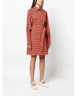 Sportmax モノグラムプリントシャツドレス - サムネイル3
