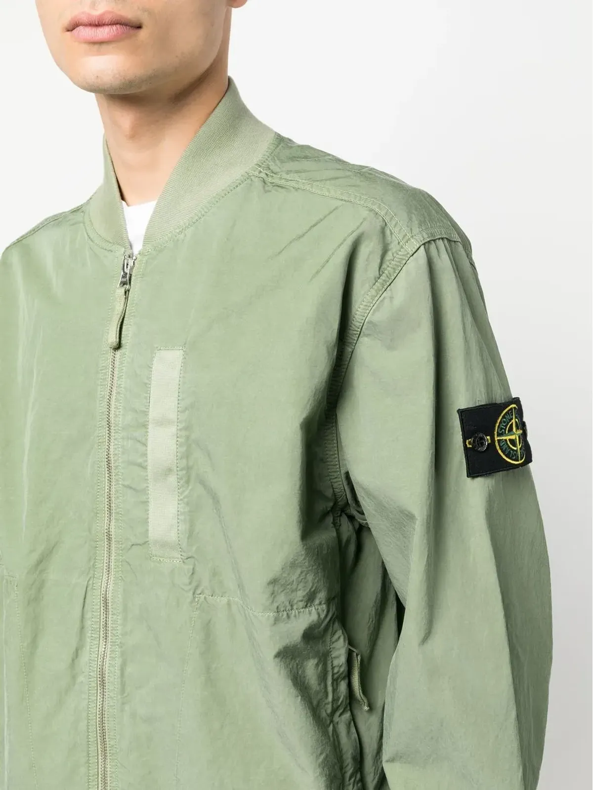 Stone Island コンパスモチーフ ボンバー ジャケット - 画像5