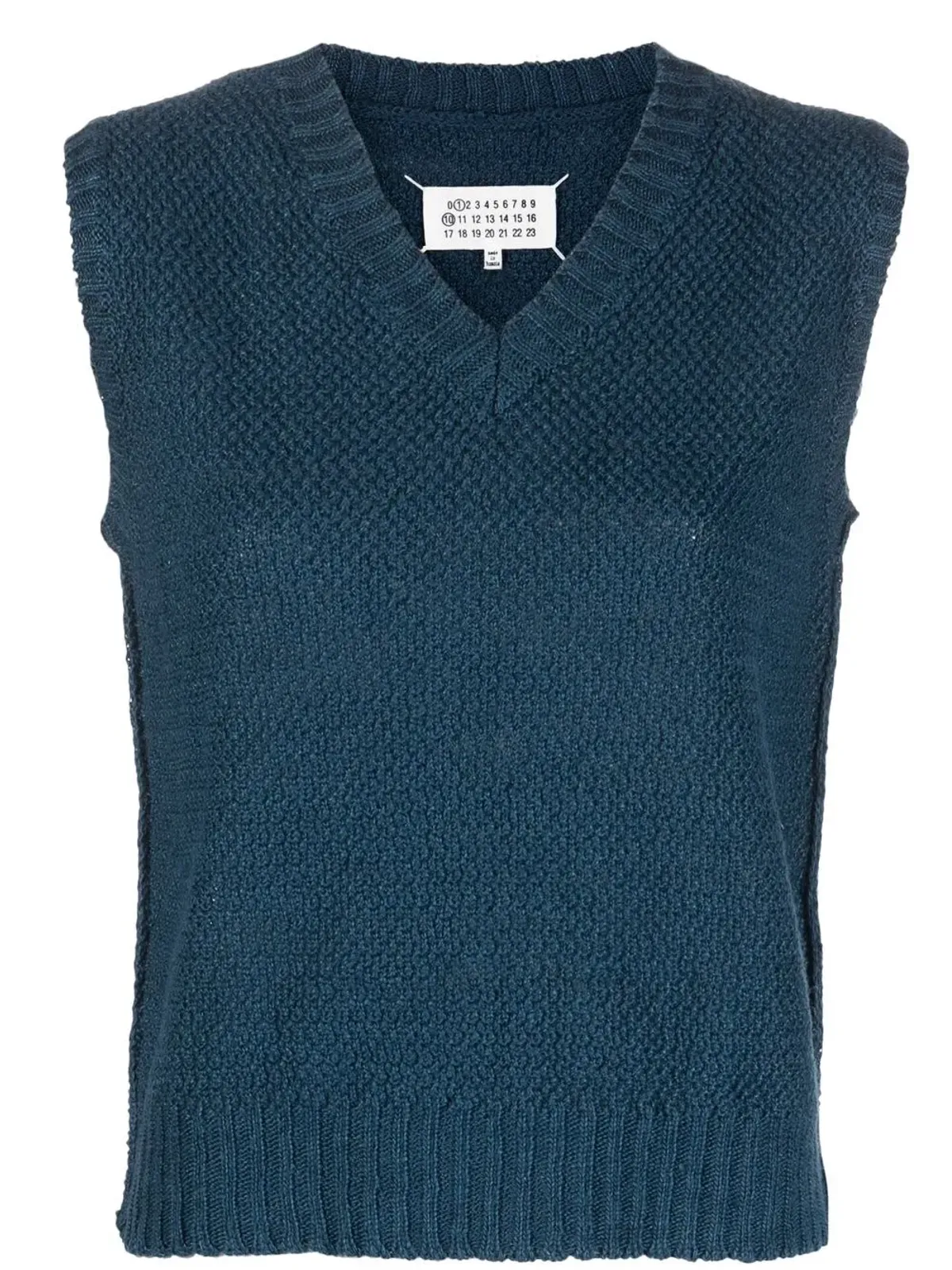 Maison Margiela バスケット編み ノースリーブ スウェット - 画像1