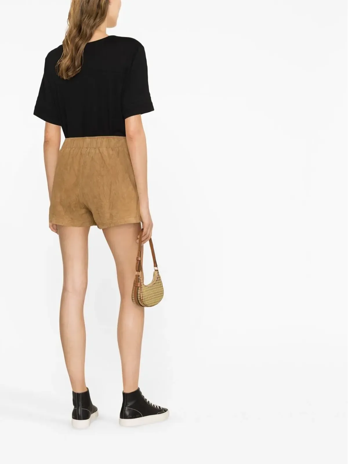 Zadig&Voltaire Paxi スエードショーツ ブラウン - 画像4