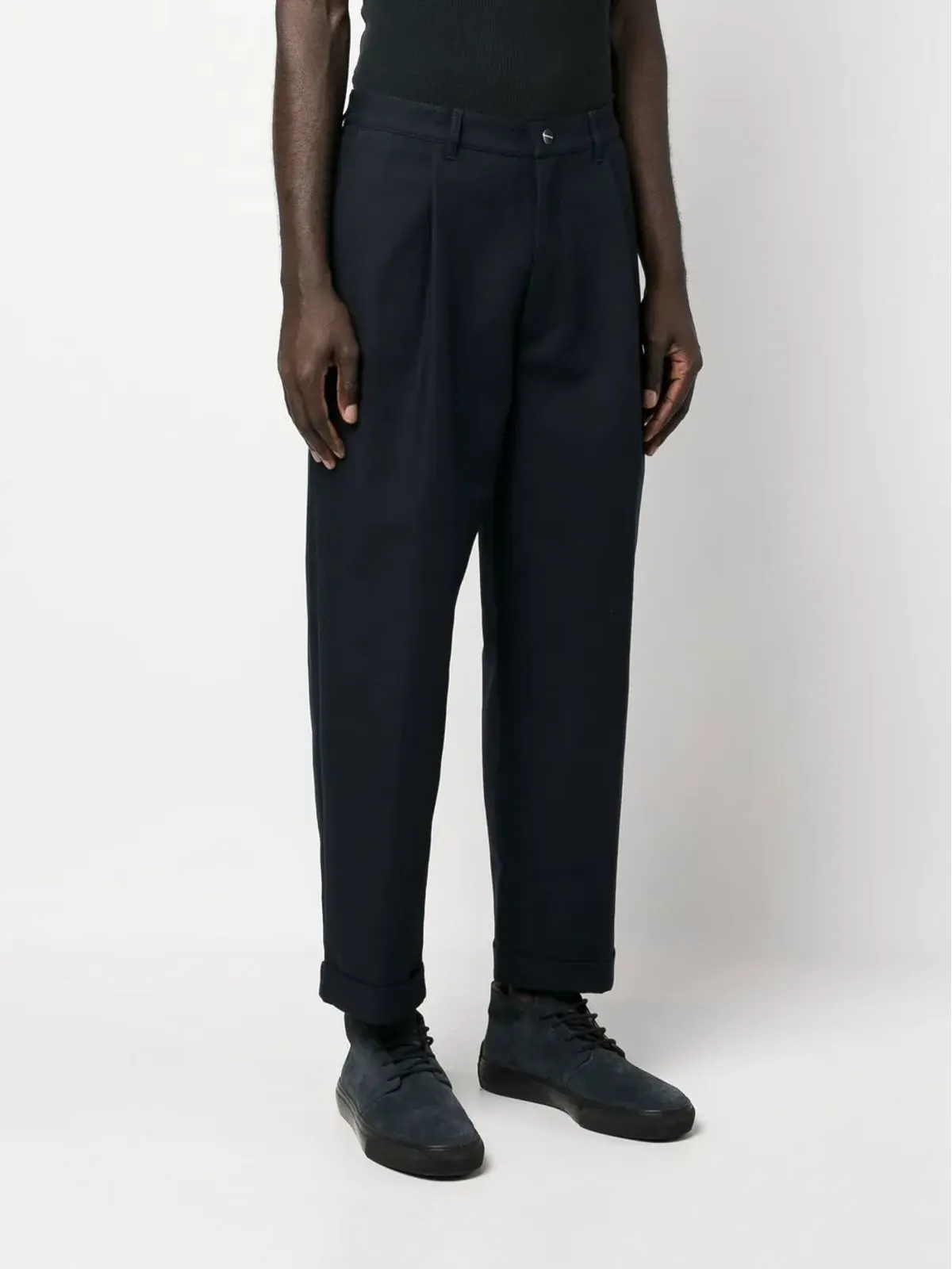Giorgio Armani クロップド テーラードパンツ - 画像3