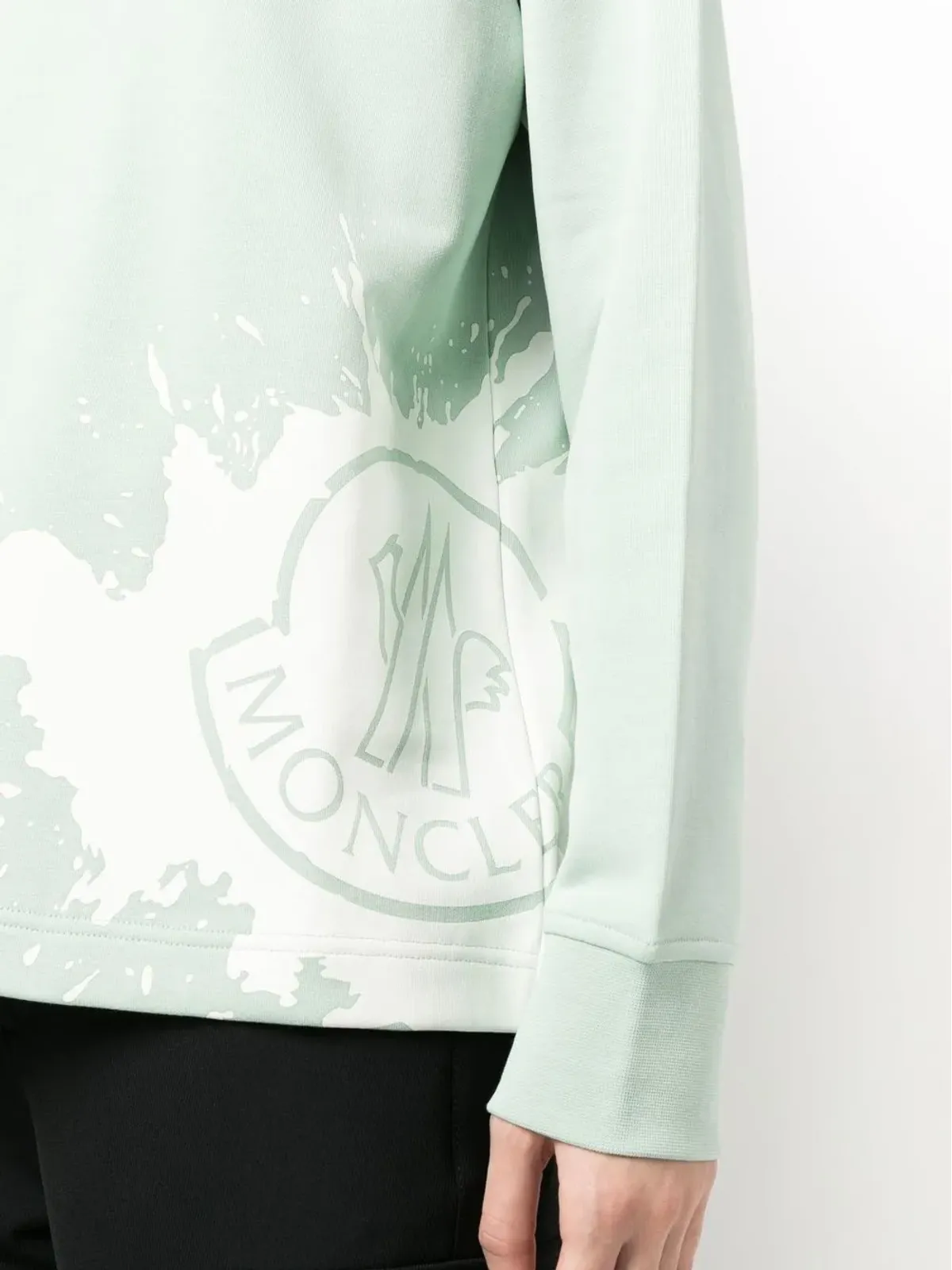 Moncler ロゴプリント付きニットスウェット - 画像5