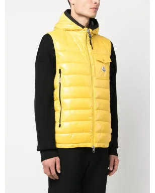 Moncler 胸元ロゴパッチ付きダウンジレ - サムネイル3