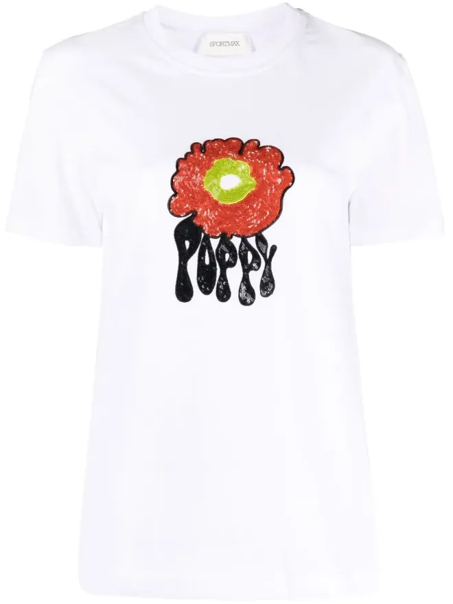 Sportmax Sportmax グラフィックプリント コットン Tシャツの商品画像