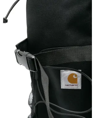 Carhartt WIP ロゴパッチジップアップバックパック（ブラック） - サムネイル4