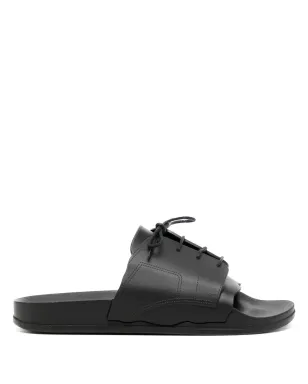 Maison Margiela レースアップ プールサンダル - ブラック - サムネイル1