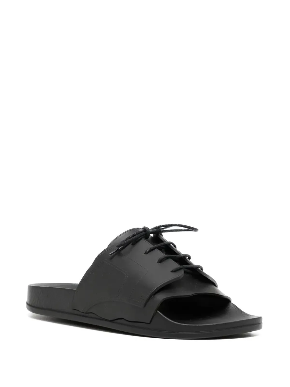 Maison Margiela レースアップ プールサンダル - ブラック - 画像2