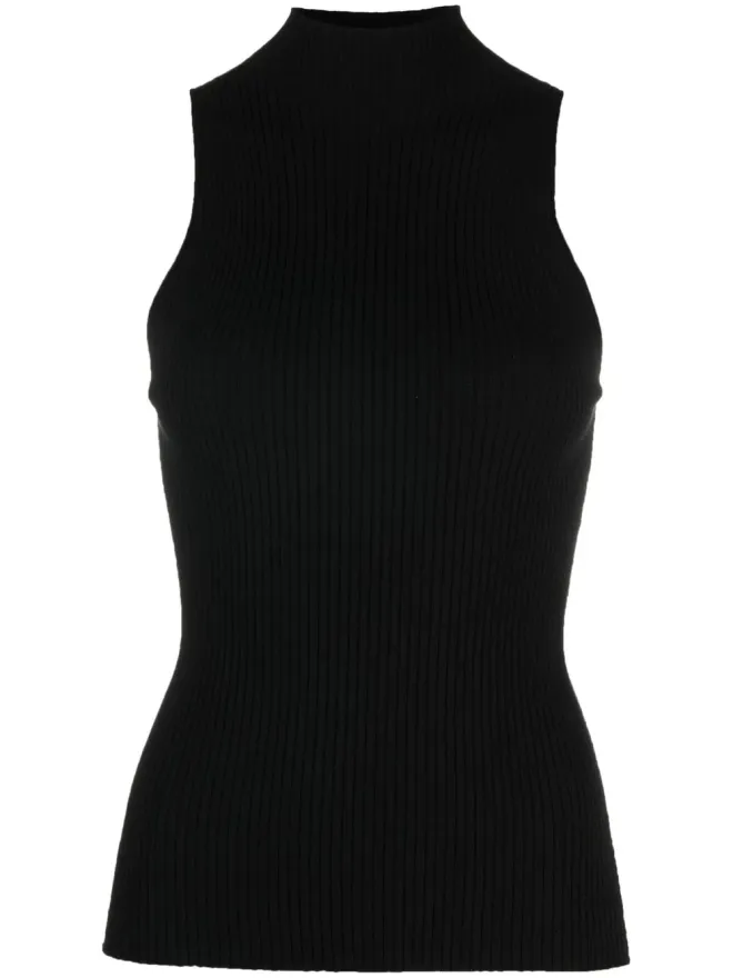 TWINSET TWINSET モックネックリブトップ - ブラックの商品画像