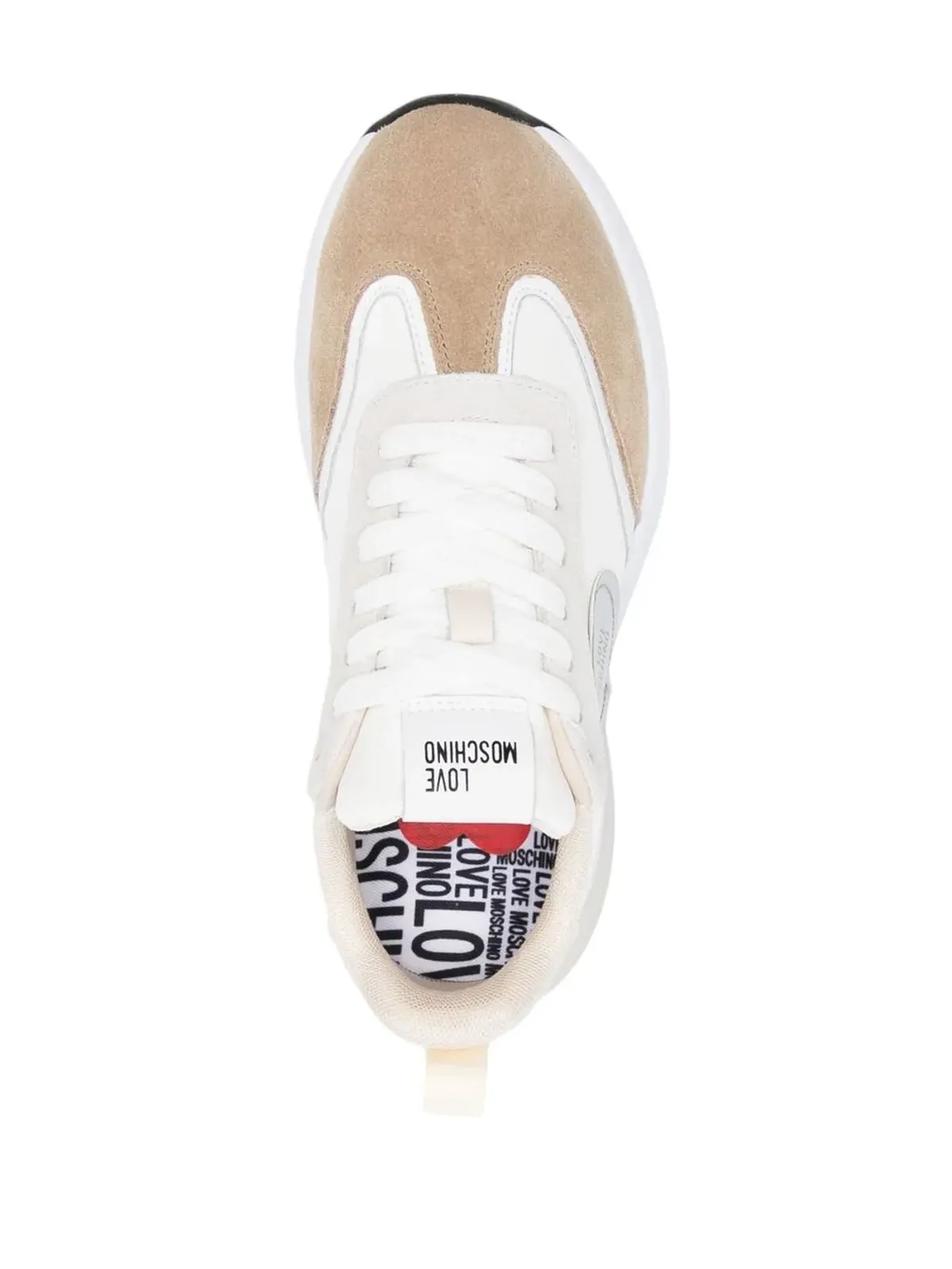 Love Moschino ロゴパッチ パネルスニーカー - White - 画像4