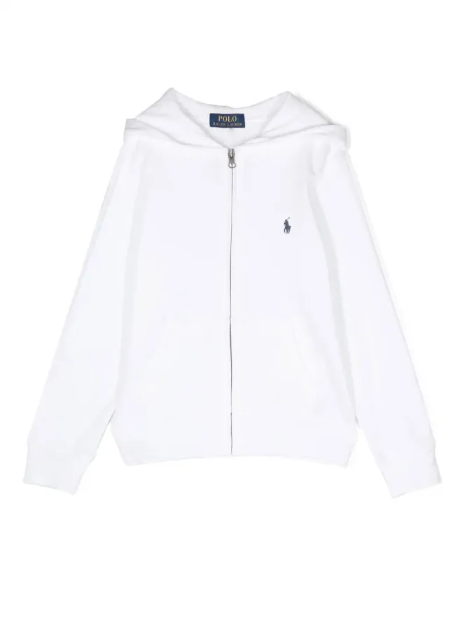 POLO RALPH LAUREN KIDS POLO RALPH LAUREN KIDS 刺繍ポニーディテールのフード付きパーカーの商品画像