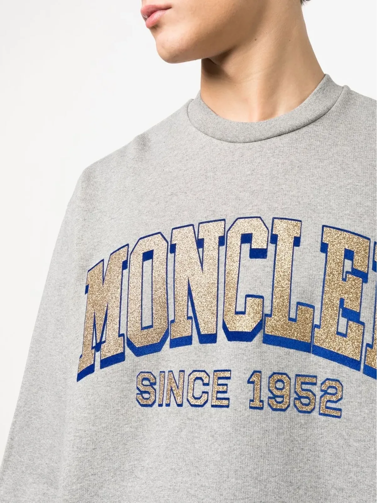Moncler ロゴプリント クルーネック セーター - 画像5