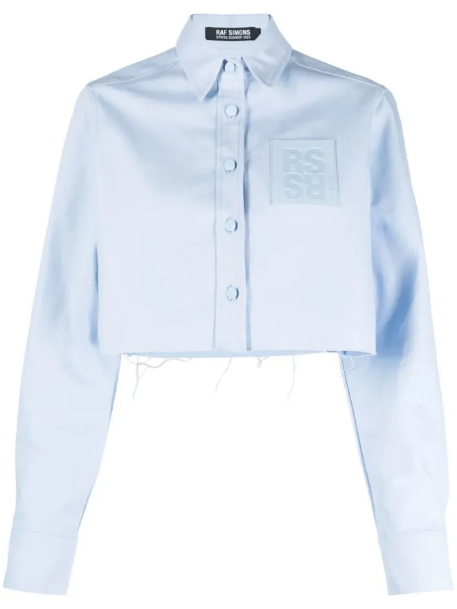 Raf Simons Raf Simons クロップドコットンシャツの商品画像