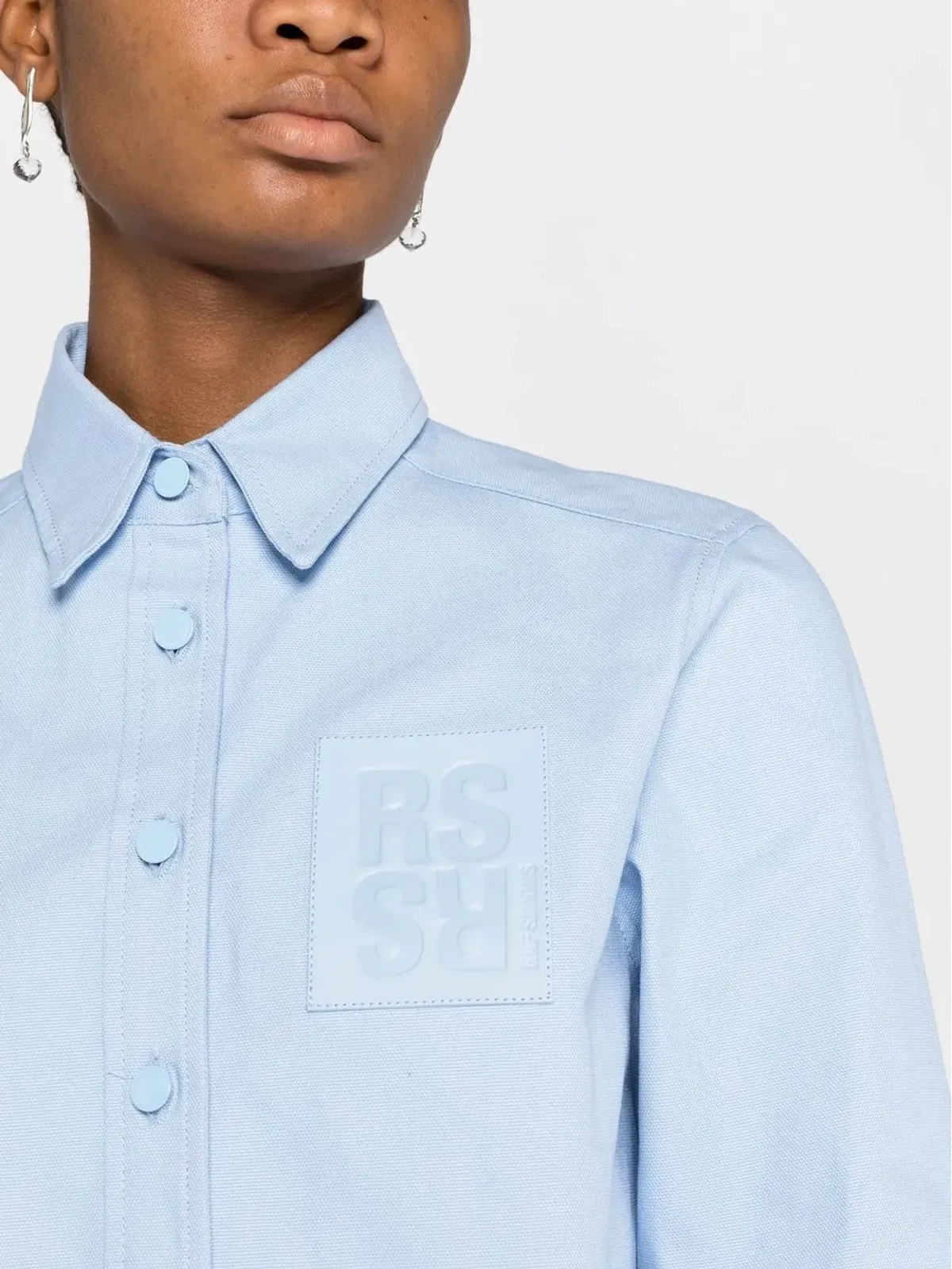 Raf Simons クロップドコットンシャツ - 画像3