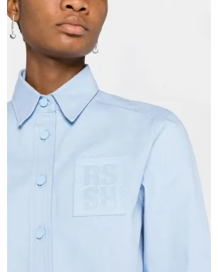 Raf Simons クロップドコットンシャツ - サムネイル3