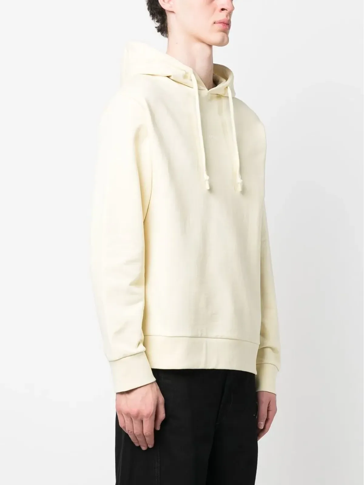 A.P.C. ロゴプリント コットン フーディー - 画像3