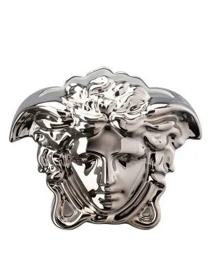 Versace メデューサ磁器の花瓶 - シルバー - サムネイル1