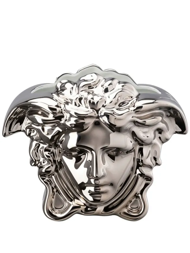 VERSACE Versace メデューサ磁器の花瓶 - シルバーの商品画像