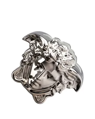 Versace メデューサ磁器の花瓶 - シルバー - サムネイル2