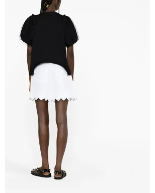 Simone Rocha ブロderie-anglaise コットンショーツ - サムネイル4
