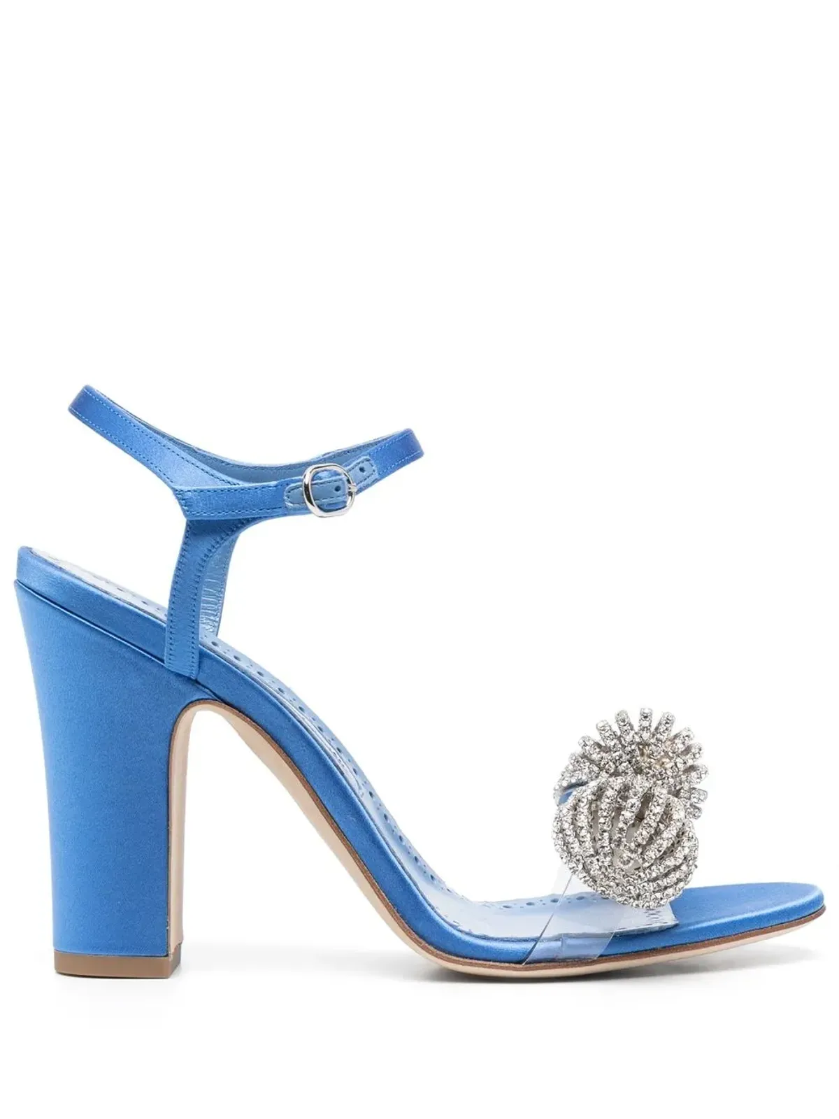 Manolo Blahnik Ostria 90mm スターエンベリッシュド サンダル - 画像1