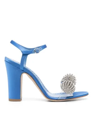 Manolo Blahnik Ostria 90mm スターエンベリッシュド サンダル - サムネイル1