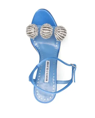 Manolo Blahnik Ostria 90mm スターエンベリッシュド サンダル - サムネイル4