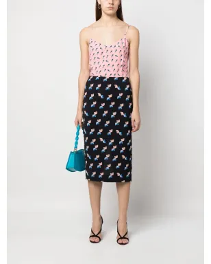 DVF Diane von Furstenberg グラフィックプリントトップ - サムネイル2
