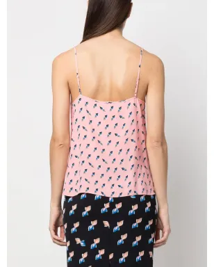 DVF Diane von Furstenberg グラフィックプリントトップ - サムネイル4