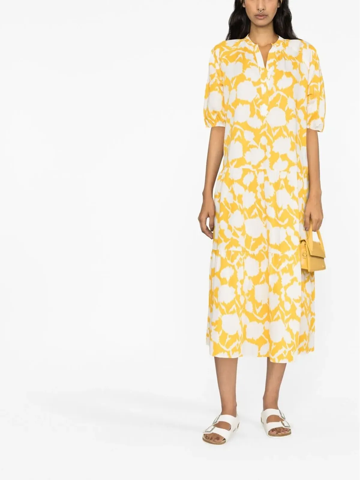 Woolrich floral-print cotton dress - Yellow - 画像2