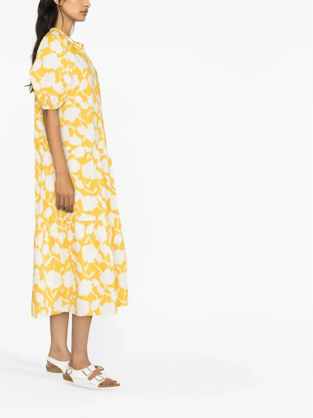 Woolrich floral-print cotton dress - Yellow - 画像3
