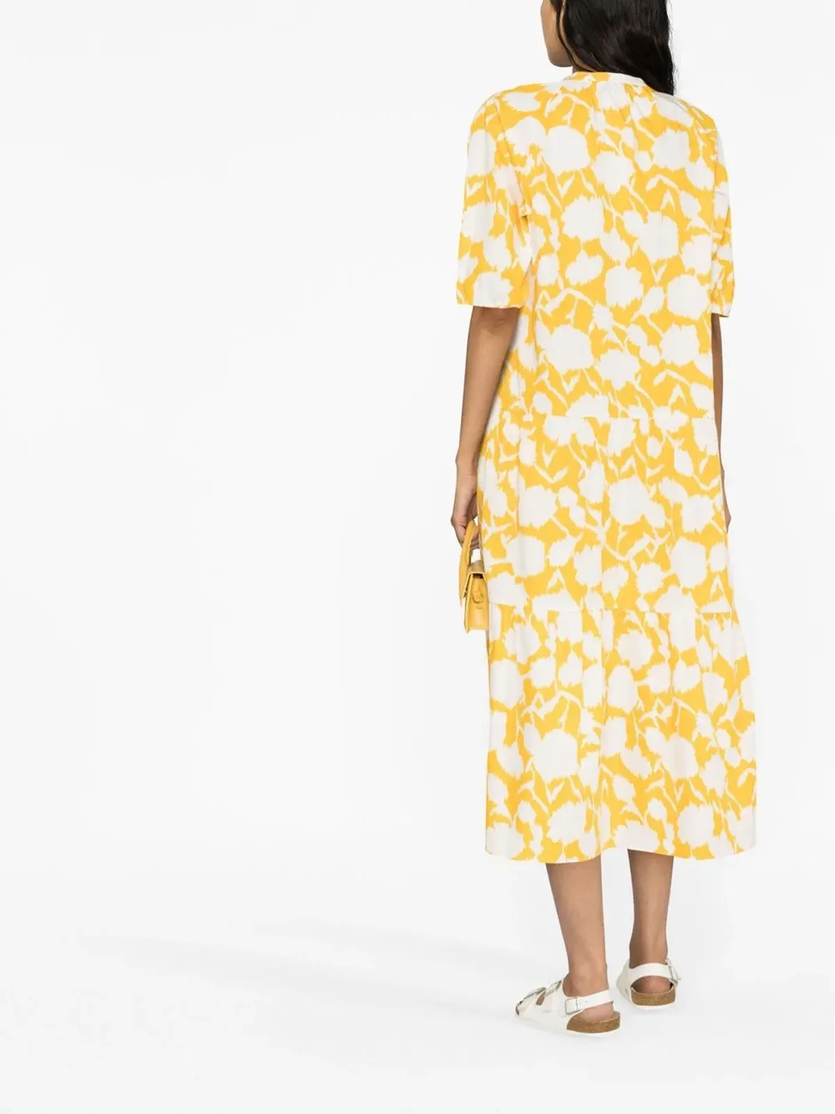 Woolrich floral-print cotton dress - Yellow - 画像4